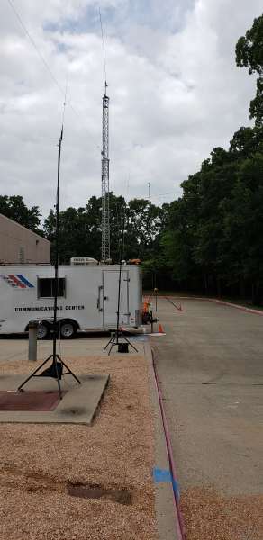 W5FC Comms Trailer and Tower