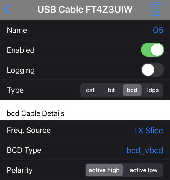 Q5signal 5BVUX Multi-Band transverter USB FTDI cable