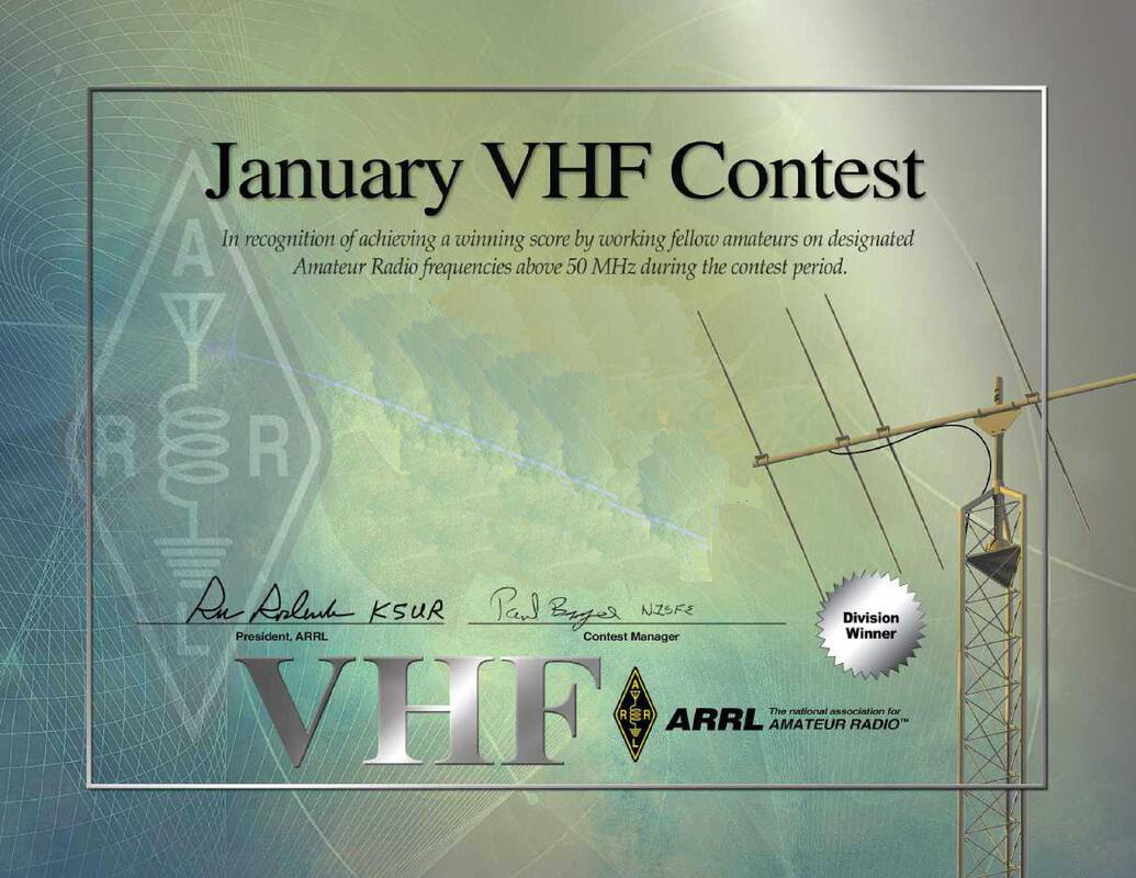 January VHF Contest